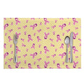 Pastel Breast Cancer Awareness Print Placemat