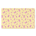 Pastel Breast Cancer Awareness Print Polyester Doormat