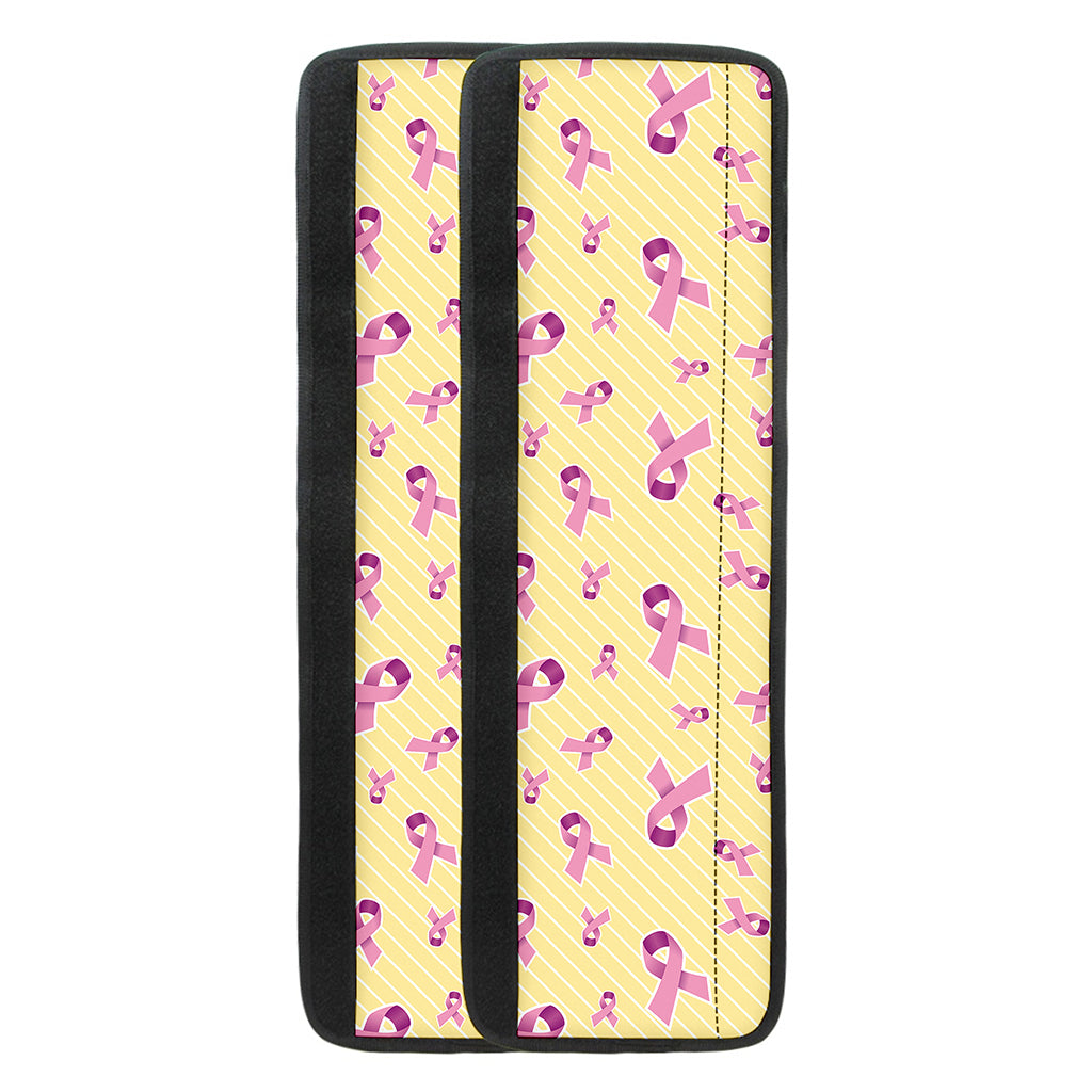 Pastel Breast Cancer Awareness Print Refrigerator Handle Covers
