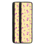 Pastel Breast Cancer Awareness Print Refrigerator Handle Covers