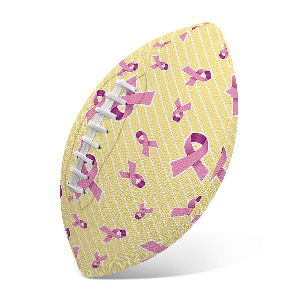 Pastel Breast Cancer Awareness Print Rugby Ball