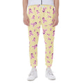 Pastel Breast Cancer Awareness Print Joggers