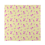 Pastel Breast Cancer Awareness Print Silk Bandana