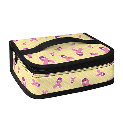 Pastel Breast Cancer Awareness Print Small Lunch Bag