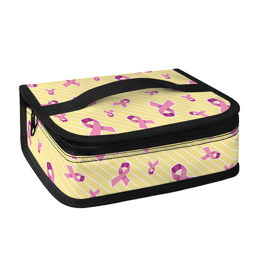 Pastel Breast Cancer Awareness Print Small Lunch Bag