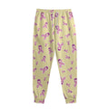 Pastel Breast Cancer Awareness Print Sweatpants