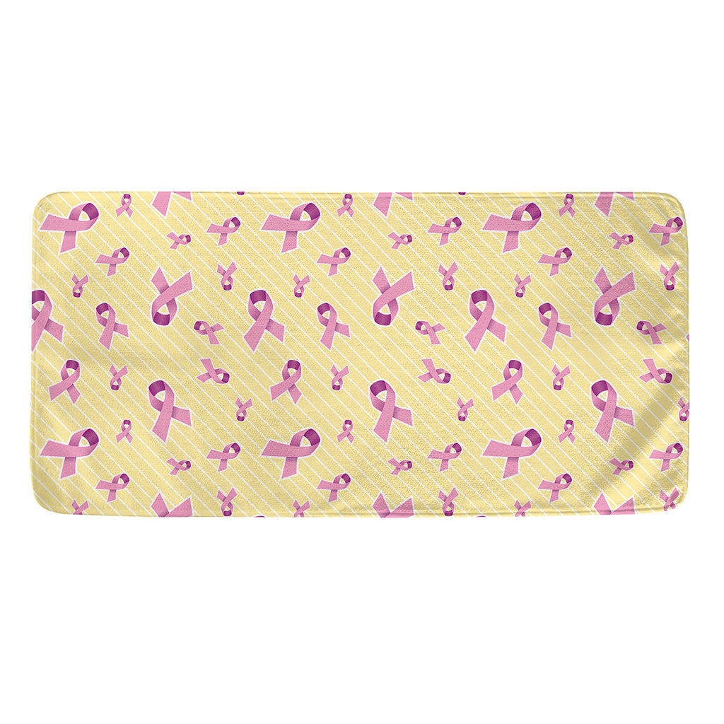 Pastel Breast Cancer Awareness Print Towel