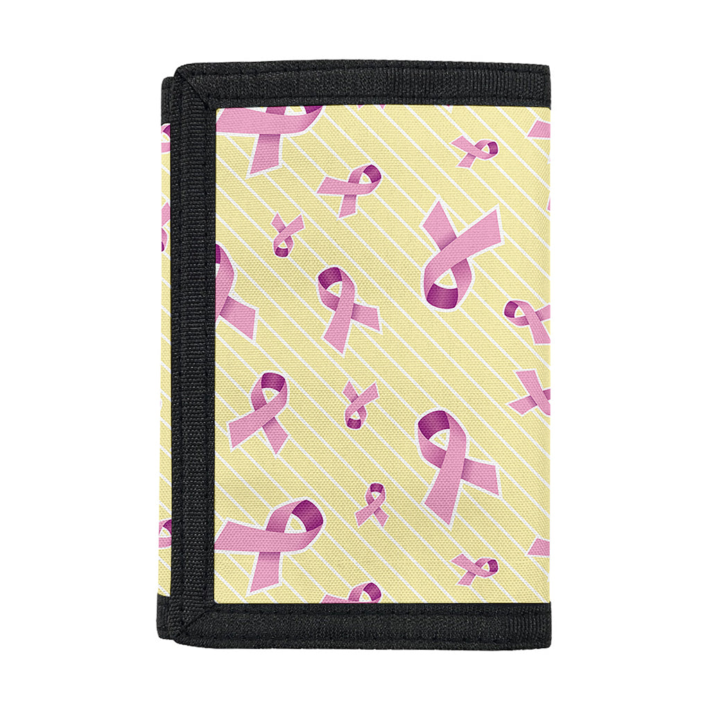 Pastel Breast Cancer Awareness Print Trifold Wallet