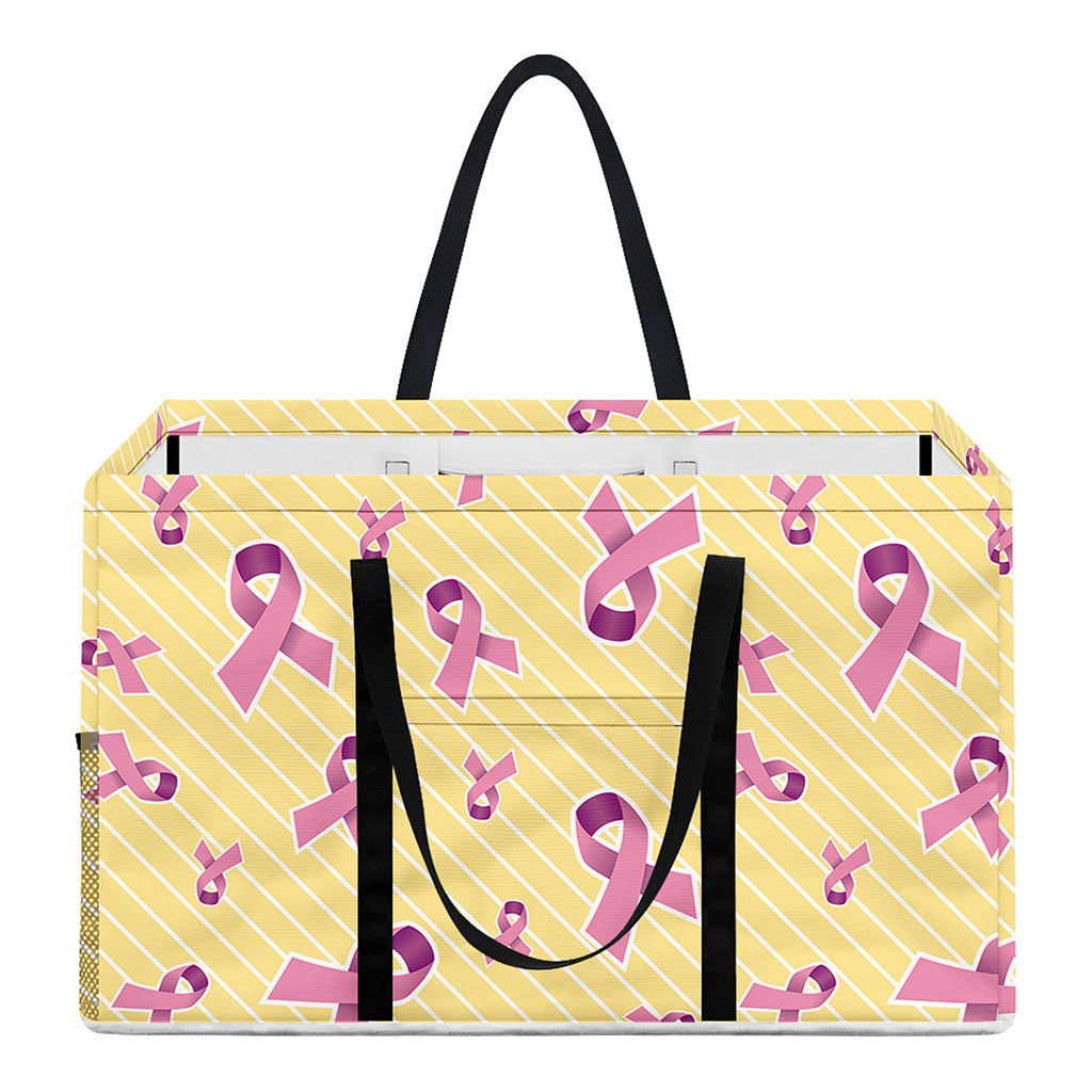 Pastel Breast Cancer Awareness Print Utility Tote Bag