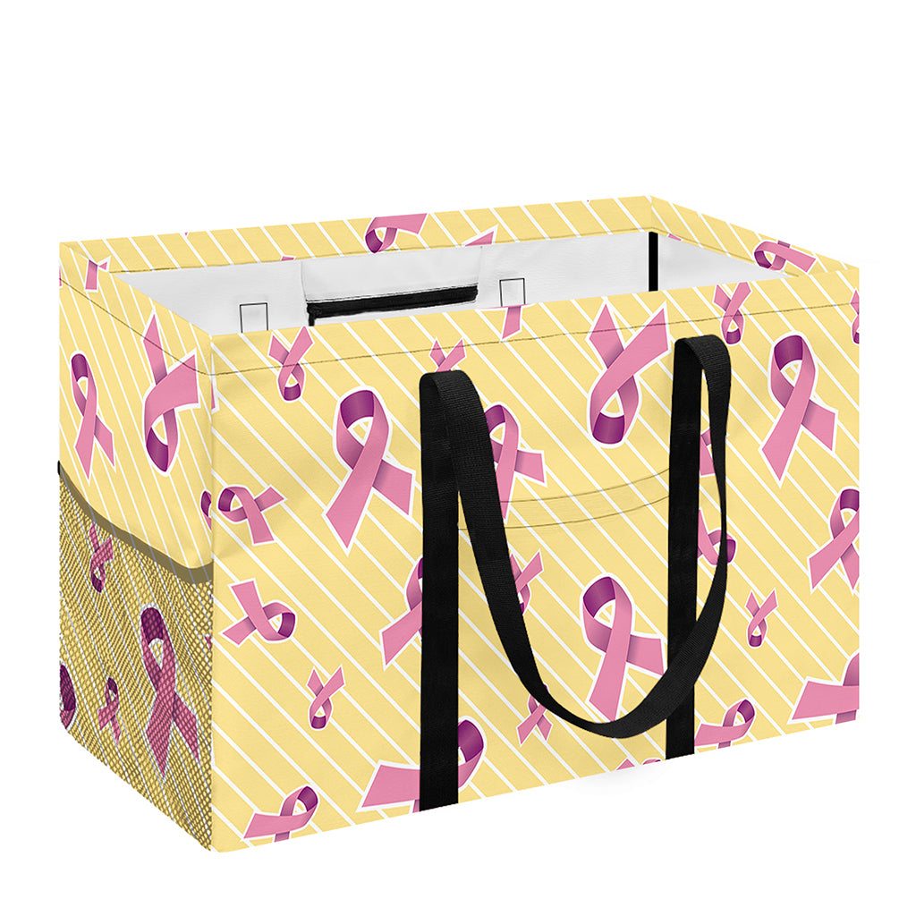 Pastel Breast Cancer Awareness Print Utility Tote Bag