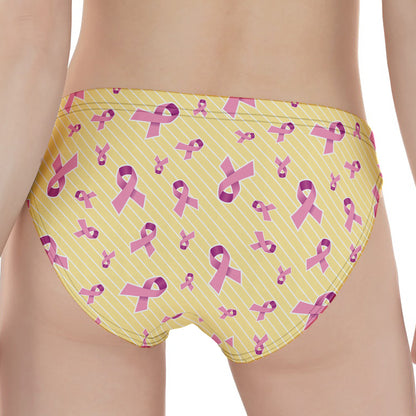 Pastel Breast Cancer Awareness Print Women's Panties
