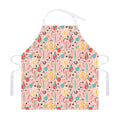 Pastel Cactus And Succulent Print Adjustable Apron