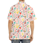 Pastel Cactus And Succulent Print Aloha Shirt