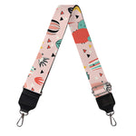 Pastel Cactus And Succulent Print Bag Strap