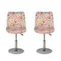 Pastel Cactus And Succulent Print Bar Stool Covers