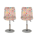 Pastel Cactus And Succulent Print Bar Stool Covers