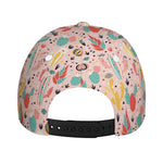 Pastel Cactus And Succulent Print Baseball Cap
