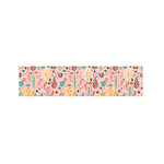 Pastel Cactus And Succulent Print Bed Runner