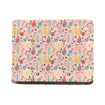 Pastel Cactus And Succulent Print Bifold Wallet