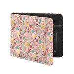 Pastel Cactus And Succulent Print Bifold Wallet