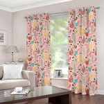 Pastel Cactus And Succulent Print Blackout Grommet Curtains