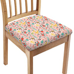 Pastel Cactus And Succulent Print Chair Cushion Cover