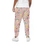 Pastel Cactus And Succulent Print Cotton Pants