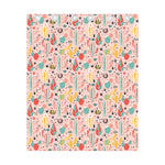 Pastel Cactus And Succulent Print Curtain
