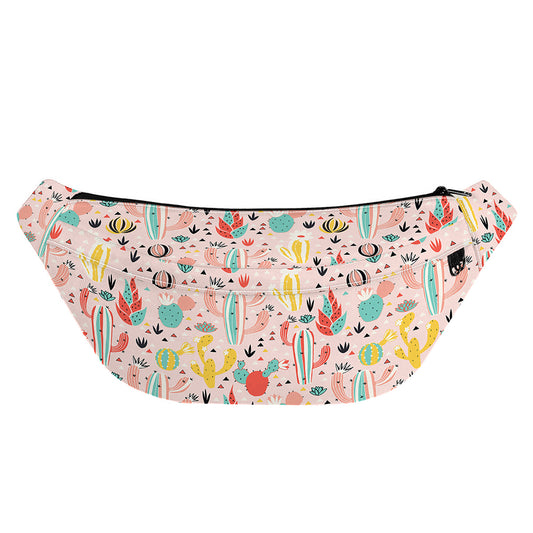 Pastel Cactus And Succulent Print Fanny Pack