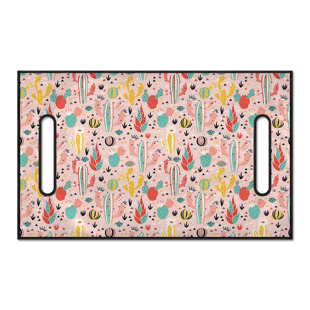 Pastel Cactus And Succulent Print Golf Cart Seat Cover