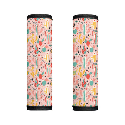 Pastel Cactus And Succulent Print Handle Covers
