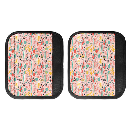 Pastel Cactus And Succulent Print Handle Covers