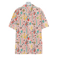 Pastel Cactus And Succulent Print Hawaiian Shirt