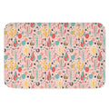 Pastel Cactus And Succulent Print Indoor Door Mat
