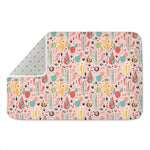 Pastel Cactus And Succulent Print Indoor Door Mat