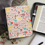 Pastel Cactus And Succulent Print Leather Bible Cover