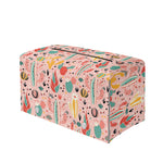 Pastel Cactus And Succulent Print Leather Tissue Box Cover