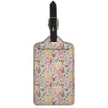 Pastel Cactus And Succulent Print Luggage Tag