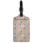 Pastel Cactus And Succulent Print Luggage Tag