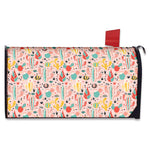 Pastel Cactus And Succulent Print Mailbox Cover