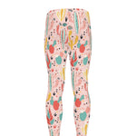 Pastel Cactus And Succulent Print Men's leggings