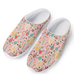 Pastel Cactus And Succulent Print Mesh Casual Shoes