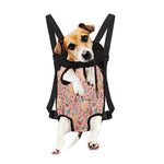 Pastel Cactus And Succulent Print Pet Carrier Backpack