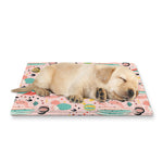 Pastel Cactus And Succulent Print Pet Cooling Mat Cover