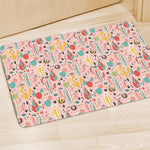 Pastel Cactus And Succulent Print Polyester Doormat