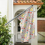 Pastel Cactus And Succulent Print Polyester Flag
