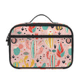 Pastel Cactus And Succulent Print Portable Lunch Bag