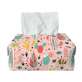 Pastel Cactus And Succulent Print Rectangle Tissue Box Cover
