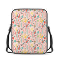 Pastel Cactus And Succulent Print Rectangular Crossbody Bag