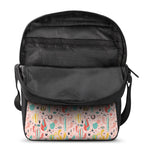 Pastel Cactus And Succulent Print Rectangular Crossbody Bag